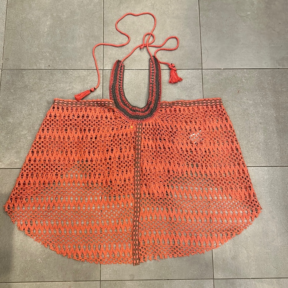Free People Crocheted Loose Fitting Top - Picture 1 of 11